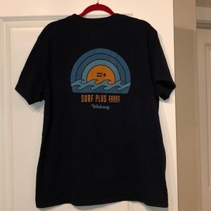 Navy Billabong back graphic T-shirt